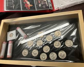 1948 US Jefferson Nickel - Rolls of Pennies - Kennedy Half Dollars