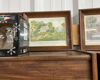 Currier & Ives Framed "American Homestead Summer"