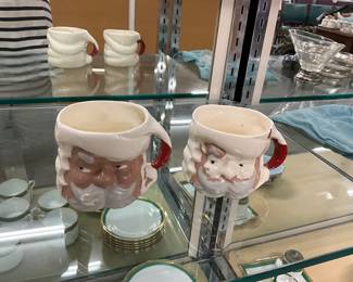 Santa Head Mugs