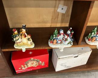 Snowmen Christmas Stocking Holders