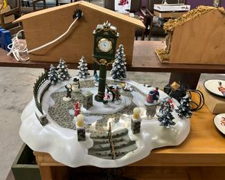 Happy Winter "Walk in the Park" Electronic Christmas Display