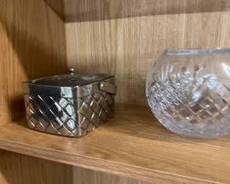 Metal Potpourri Woven Basket