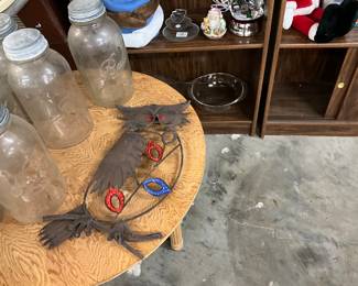 Metal Owl Wall Hanging