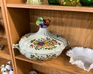 Richard Ginori Laveno Covered Soup Tureen