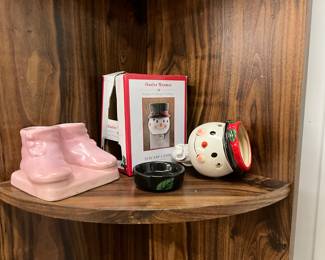 Baby Shoe Planter McCoy - Plug-In Snowman Fragrance Wax Warmer