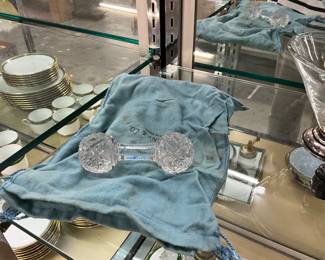 Tiffany & Co Blue Bag - Crystal Barbell Shaped Knife Rest