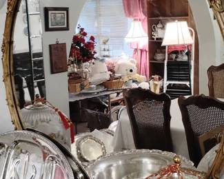150 year old parlour mirror