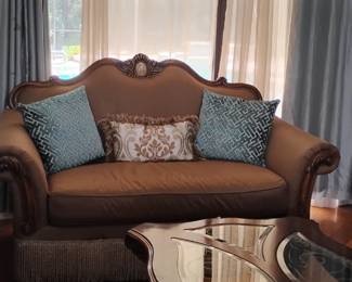 Elegant Edwardian style sofa