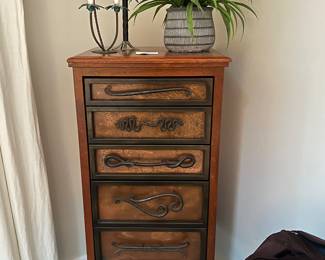 Wood and metal Dresser by Santa Fe Artist John Stutton