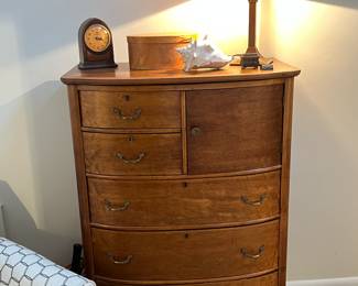 Antique Birds Eye Mable Dresser