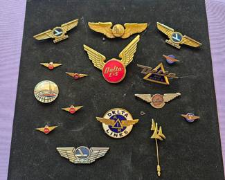 Vintage Delta Air Lines Pins