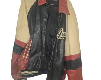Guess large leather jacket