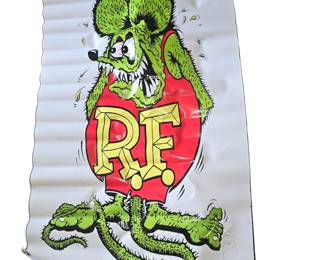 Rat Fink vinyl hanger
