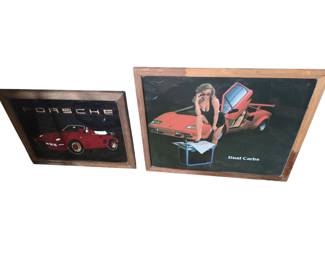 Vintage glass pictures