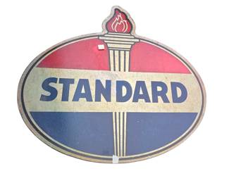 Standard metal sign