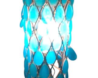 Mid-Century lamp with danglers