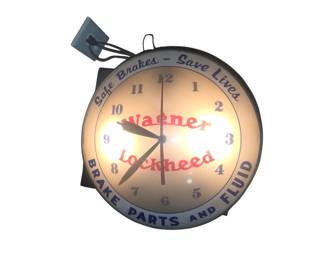 Glass face Wagner Lockheed clock
