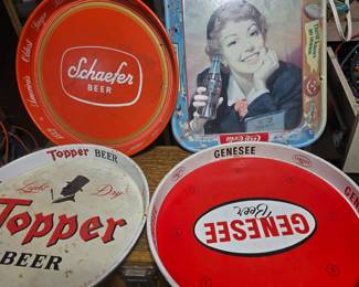 Vintage Beer trays 