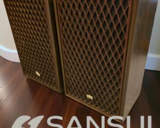 Pair Vintage SANSUI Speakers bid #61