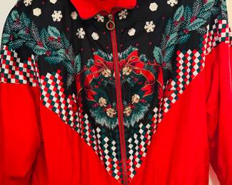 Christmas clothing, vintage jackets , vintage Christmas