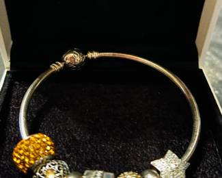 Sterling Pandora Bracelet