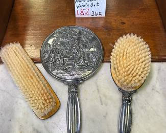 Silverplate Hans Jenson Vanity Set