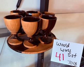 Wood Wine Set