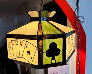 Stained Glass Gambler Light