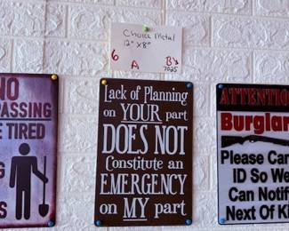 Metal Signs