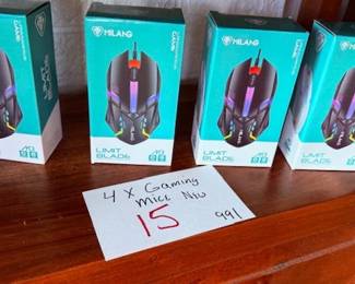 4 Gaming Mice NEW