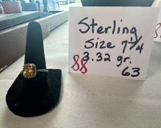 Sterling Ring Size 7 /1/4