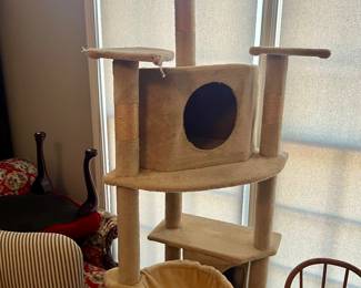 Multi-level cat tree, 2 available 