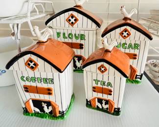 Vintage Barn Canisters