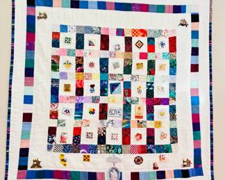Quilting Square with Collector Pins