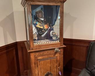 Coin operated fortune teller machine