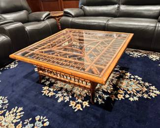 Bamboo coffee table