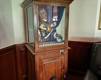Coin operated fortune teller machine