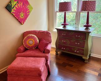 Chair and ottoman