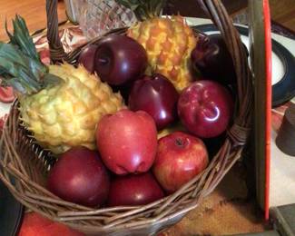 Wooden fruit