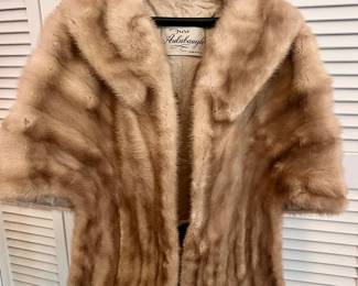 Luxurious Light Brown Fur Coat by Anlabaugh
