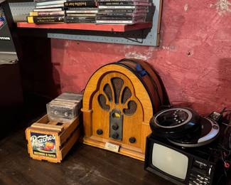 Vintage Art Deco Style Radio and More
