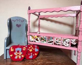 Handcrafted Childs Size Doll Furniture