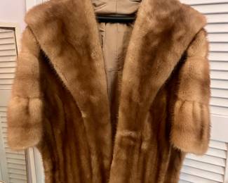 Luxurious Brown Fur Coat with Plush Texture