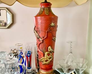 Cinnabar, Asian Lamp