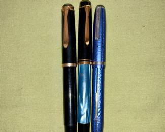 Fountain Pens, Vintage. Pelikan Fountain Pen, Esterbrook Fountain Pen