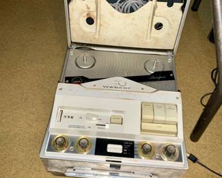 Webcor,  Stereophonic High Fidelity, Reel-to-Reel Recorder