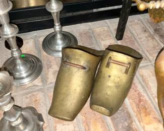 Antique, Brass,  Conquistador Stirrups/Horse Stirrups. 