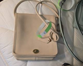 Coach, leather handbag, crossbody 
