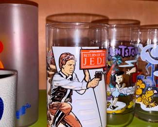 Vintage,  1983 Star Wars Return of the Jedi, Burger King Glass