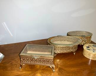 Vintage, Jewelry Boxes 
